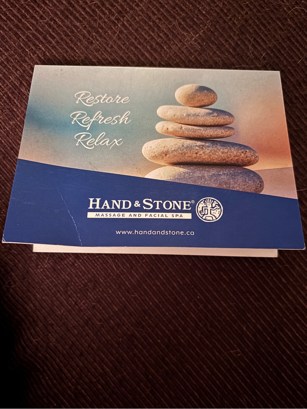 “Hand & Stone” Gift Certificate